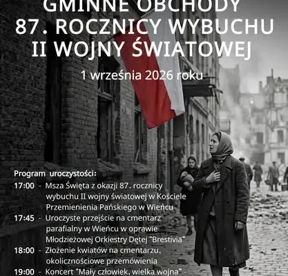 87. rocznica wybuchu II Wojny Światowej w gminie Brześć Kujawski – program obchodów