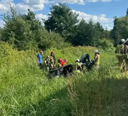 Szpetal Górny: wypadek trzech samochodów na DK 67