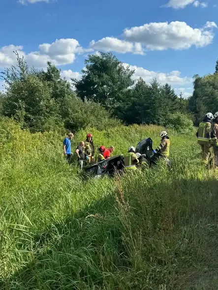 Szpetal Górny: wypadek trzech samochodów na DK 67