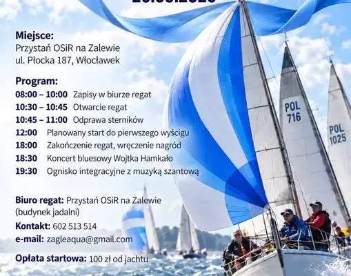 49. Regaty o Błękitną Wstęgę Zalewu Włocławskiego – 26 września