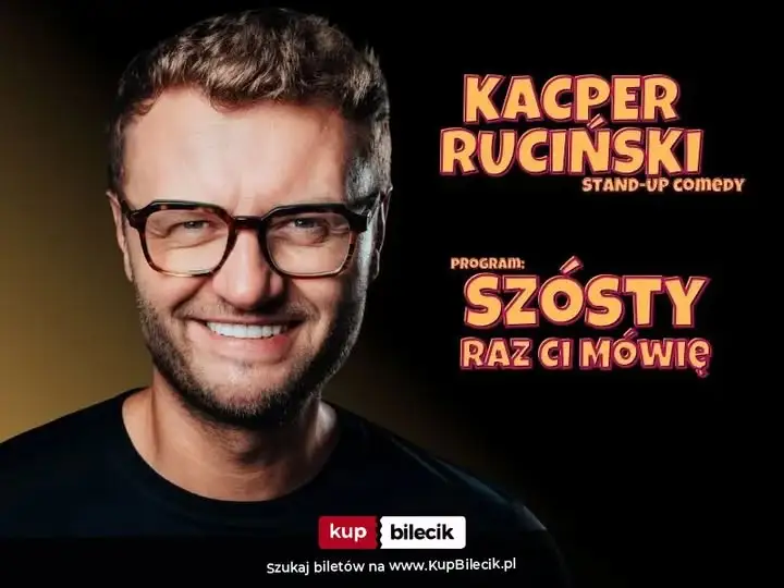 Kacper Ruciński z programem „Szósty raz ci mówię” w Brześciu Kujawskim