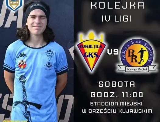 GKS Łokietek Brześć Kujawski zagra u siebie w sobotę. Kolejny mecz IV ligi