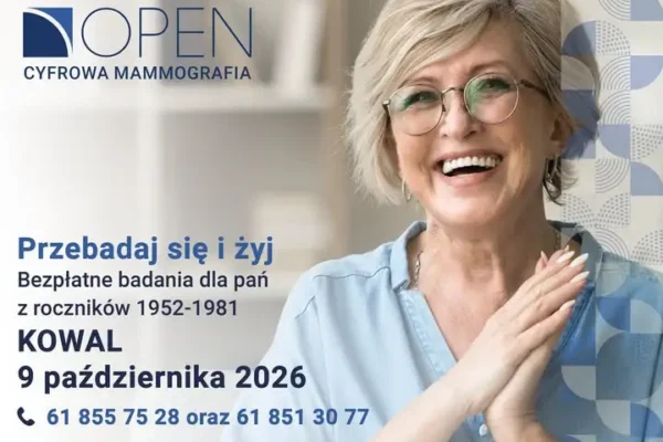 Bezpłatne badania mammograficzne dla mieszkanek gminy Kowal – zapisy trwają