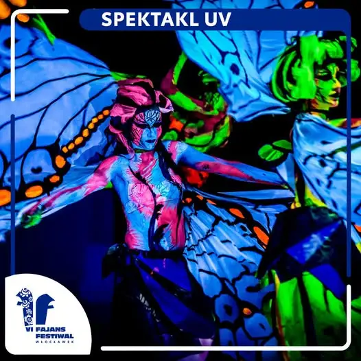 Fajans Festiwal Włocławek 2026: spektakl UV z bodypaintingiem w Browarze B