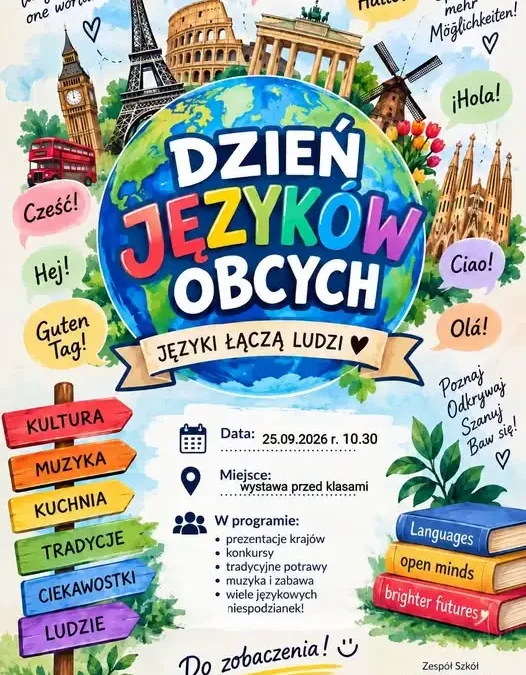 Europejski Dzień Języków w Izbicy Kujawskiej – konkursy, potrawy i nagrody już w piątek