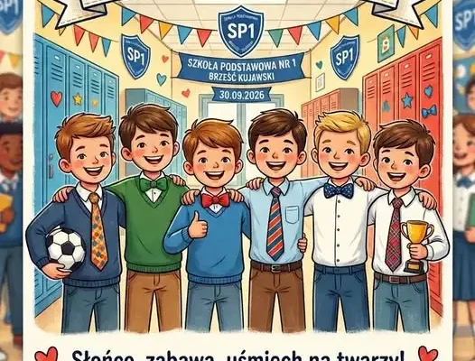 Dzień Chłopaka w Szkole Podstawowej nr 1 w Brześciu Kujawskim – Dzień Krawata i Muszki