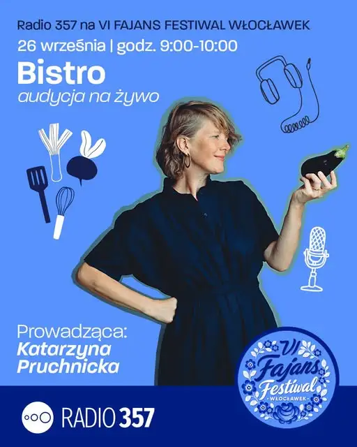 Fajansowe Bistro w Browarze B. – poranna audycja Radia 357 na żywo