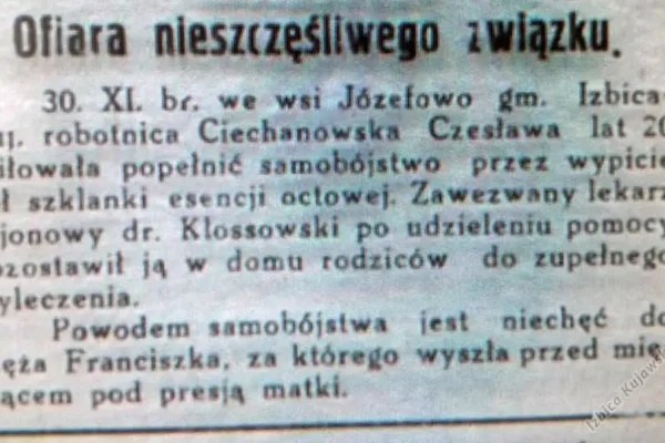 Tragiczna historia z Józefowa: gdy małżeństwo było wyrokiem