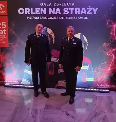 OSP Brześć Kujawski wyróżniona na gali 25-lecia programu „ORLEN na Straży”