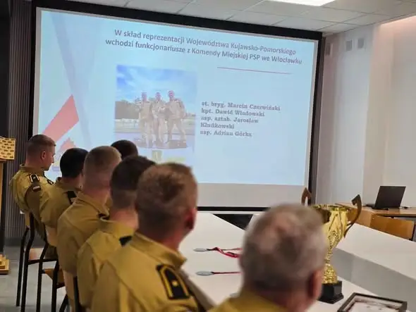 Strażacy z Włocławka nagrodzeni za sukcesy w mistrzostwach Polski