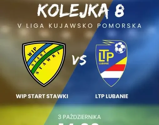 Mecz 8. kolejki: Pomorska podejmie WIP Start Stawki w sobotę o 14:00