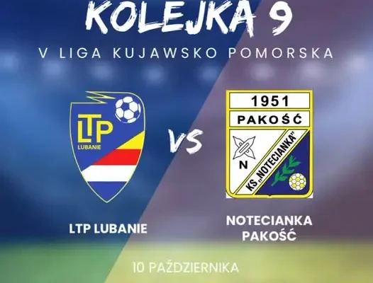 Lubanie przed domowym starciem z Notecianką Pakość w 9. kolejce V ligi
