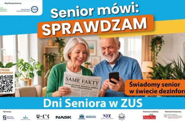 Dni Seniora 2026 w Toruniu i regionie – ZUS zaprasza na spotkania i konsultacje