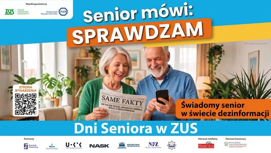 Dni Seniora 2026 w Toruniu i regionie – ZUS zaprasza na spotkania i konsultacje
