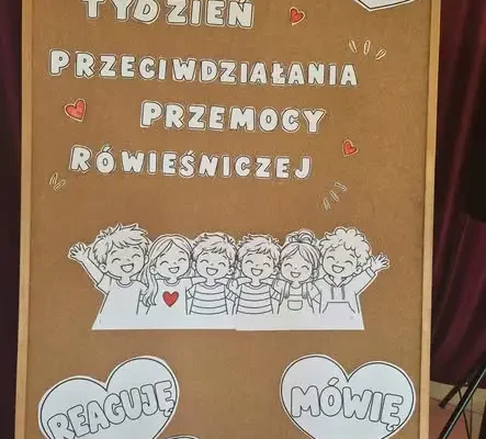 Tydzień Budowania Relacji i Przeciwdziałania Przemocy Rówieśniczej w szkole i przedszkolu