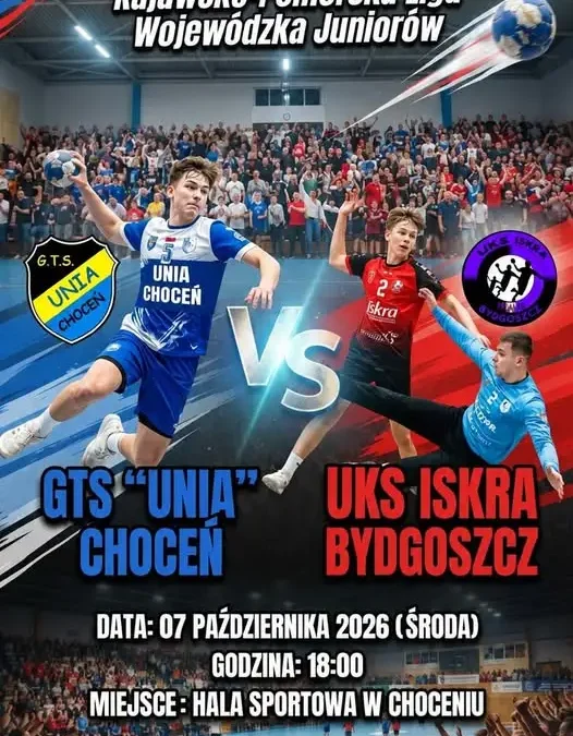GTS Unia Choceń kontra UKS Iskra Bydgoszcz – emocje w lidze juniorów