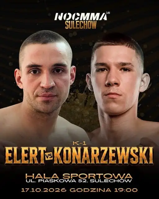 NOC MMA 16 w Sulechowie: Konarzewski zmierzy się z Elertem w formule K-1