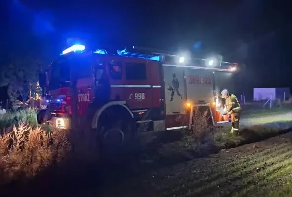 Interwencja OSP Izbica Kujawska: mężczyzna upadł z wysokości w miejscowości Długie