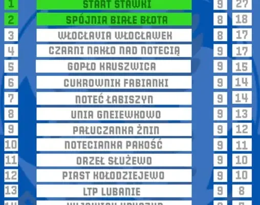 Wyniki 9. kolejki: Lider Włocławek sensacyjnie przegrywa, Orzeł Służewo wygrywa