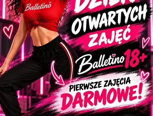 Dzień Otwarty Balletino 18+ w Choceniu – bezpłatne zajęcia taneczne dla pań