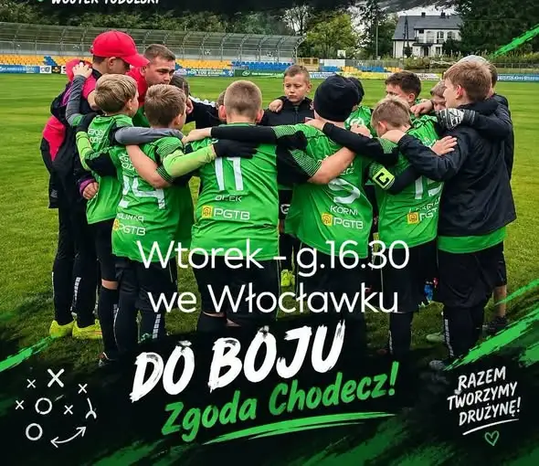 Młodzicy Zgody Chodecz zagrają we Włocławku z miejscową Włocłavią