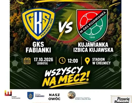GKS Fabianki zagra z Kujawianką Izbica Kujawska w 10. kolejce