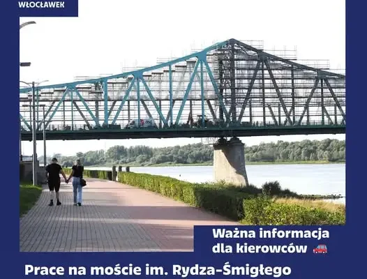Most im. Marszałka Rydza-Śmigłego zamknięty od piątku. Zmiany w organizacji ruchu