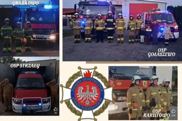Strażacy z gminy Kowal oddali hołd tragicznie zmarłym druhom z Niska