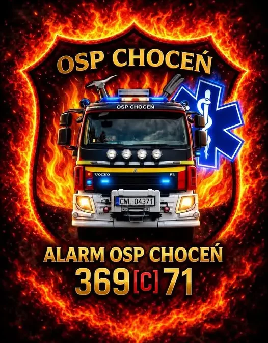 Trzy interwencje OSP Choceń w weekend. Strażacy ochotnicy ratowali poszkodowanego