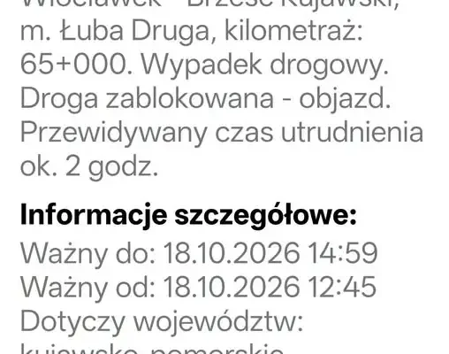 Nietrzeźwy kierowca opla spowodował wypadek na DK62. Trzy osoby w szpitalu