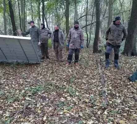 Paintballowe zmagania w Choceniu – drużyna z wójtem na czele