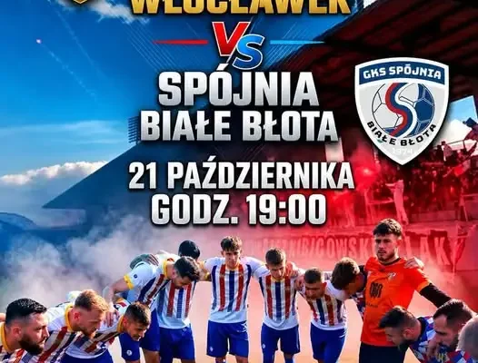Włocławek: zaległy mecz z GKS Spójnia Białe Błota już w środę
