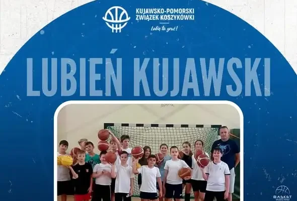 Koszykówka w Lubieniu Kujawskim: treningi Basketu Włocławek przyciągają dzieci
