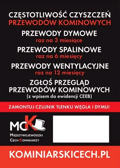 Kampania „Sadza płonie. Czad zabija. Żyj!” – przypomnienie o czyszczeniu kominów