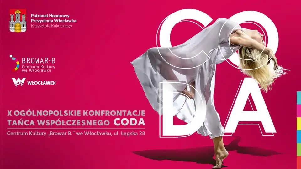 Jubileuszowa edycja Ogólnopolskich Konfrontacji Tańca Współczesnego CODA 2026 we Włocławku