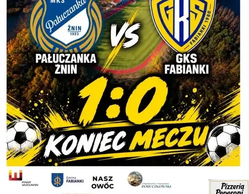 Pałuczanka Żnin pokonała GKS Fabianki 1:0 – kibice nie zawiedli